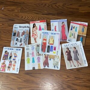9 mix sewing patterns bundle #4